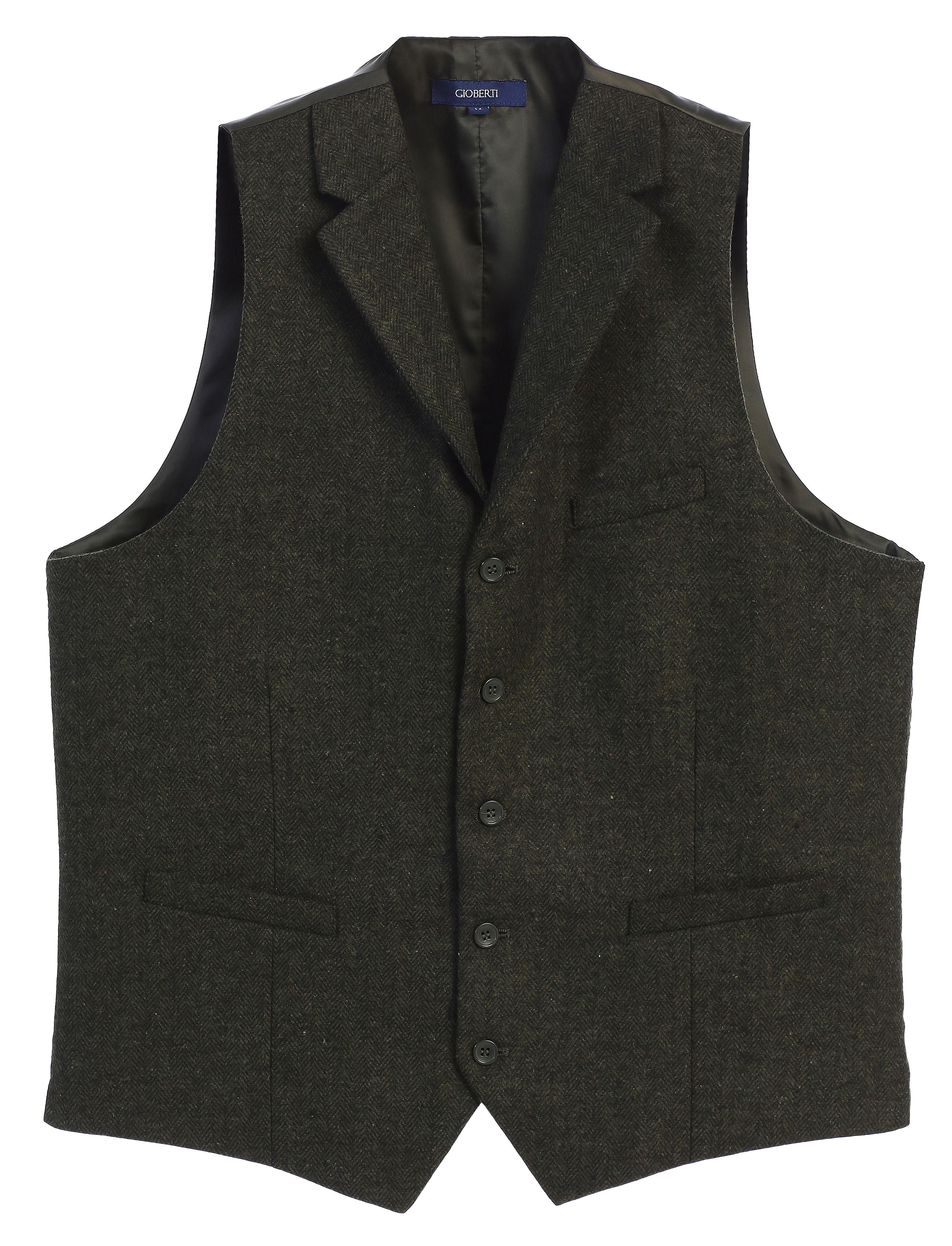 Gioberti - Gioberti Men's 5 Button Tailored Collar Slim Fit Formal ...
