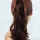 thumbnail image 4 of OUNONA Synthetic Black Ponytail Claw Clip Extension with Drawstring for Secure Comfortable All Day Wear, 4 of 6