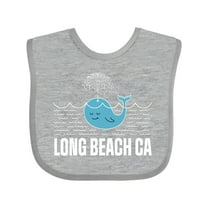 Inktastic Long Beach California Vacation Boys or Girls Baby Bib