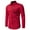 Red, variant on Men's Colorblock Dress Shirts - Long Sleeve Stretch Wrinkle-Free Formal Shirt - Business Casual Button Down Shirts