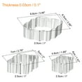 thumbnail image 2 of Cookie Cutter Set Large Rectangular + Medium Rectangular + Small Rectangular, 2 of 5