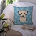 thumbnail image 3 of Winter Snowflake Dog Face Design Fabric Decorative Pillow, 3 of 4
