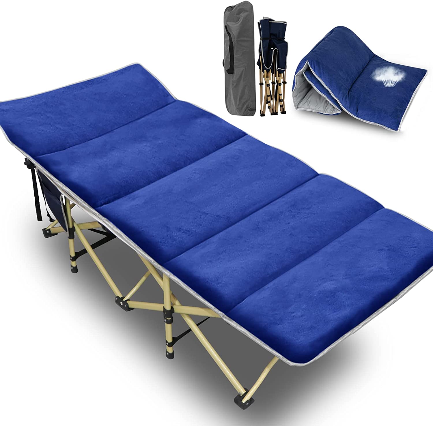 Buy Docred Camping Cot Folding Camping Bed for Adults, Heavy Duty