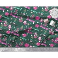 thumbnail image 2 of Soimoi Rayon Fabric Gift Box,Car & Santa Christmas Fabric Prints by Yard 56 Inch Wide, 2 of 3