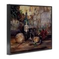 thumbnail image 3 of Stupell Industries French Country Parisian Wine and Cheese Black Framed Giclee Art, 14 x 11, by Marilyn Hageman, 3 of 8