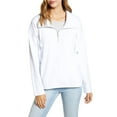 thumbnail image 2 of Tommy Bahama Beachy Bay Half-Zip Pullover, White, Small, 2 of 4