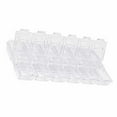 thumbnail image 1 of Braveheart 12 Grids Manicure Tool Box Organizer Pvc Nail Tool Storage Box Diy Nail Art Container, Transparent Bottom, 1 of 5