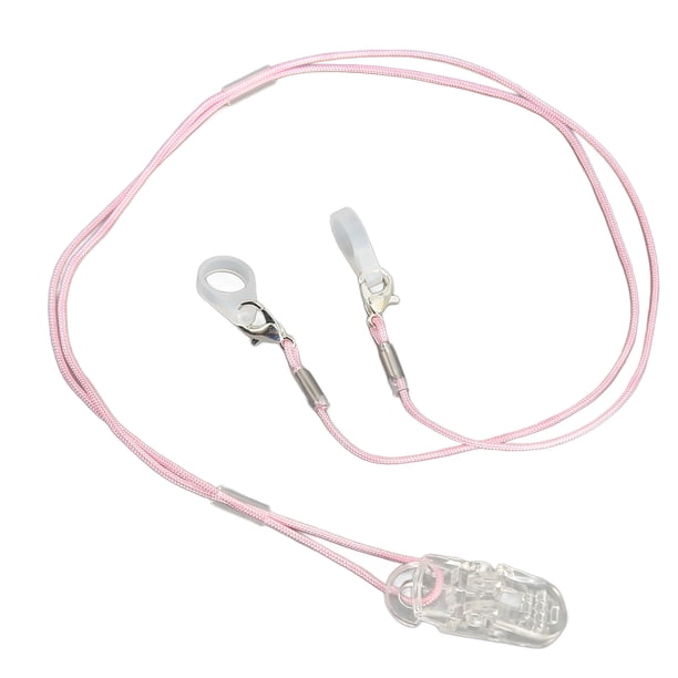 Soporte para audífonos, soporte para audífonos, cordón transparente para audífonos, clips para audífonos para personas mayores, compacto y liviano
