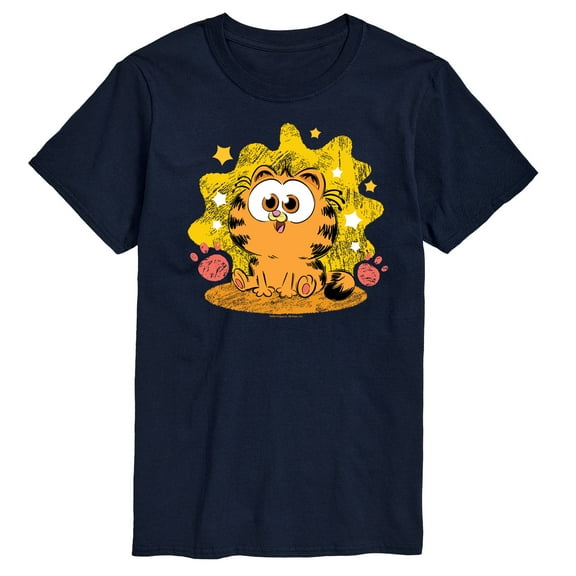 Garfield the Movie - Baby Garfield Paws And Stars - Adult Short Sleeve T-Shirt
