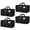 Black, variant on Extra Large Heavy Duty Moving Bags - Waterproof Storage Totes with Handles & Zippers