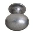 thumbnail image 3 of Utopia Alley HW340PLAI011 Danbury Oval Cabinet Knob  Antique Iron  1-1/4 inch  Single, 3 of 7