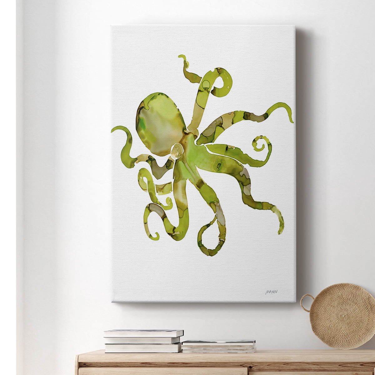 Octopus Premium Gallery Wrapped Canvas - Ready to Hang