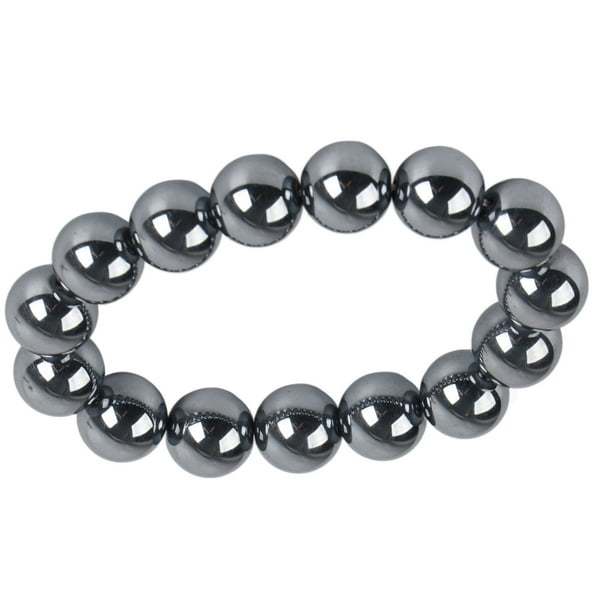 Pulsera De Piedra De Energía, Restaurar El Cordón Elástico Curativo, Unisex, Cuentas Redondas De Moda, Pulsera De Terahercios Para Aliviar El Estrés Para Aliviar La Fatiga