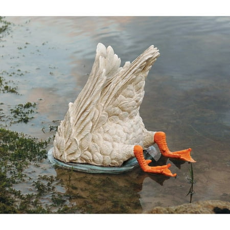 Duck Duck Goose Diving Bird Statue