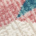 thumbnail image 2 of Ladole Rugs Blue Pink Turquoise Indoor Modern Area Rug Mat Carpet Runner for Living Bed room Entry way Patio Small Medium Large Non Slip Skid Size 3x5. 4x6 5 x 8 7 x 10, 9 by 12 11 feet ft, 2 of 5