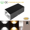 thumbnail image 1 of Lámpara De Pared Led Cob Para Interiores De 6W, Iluminación De Aplique De Forma Trapezoidal De Doble Cabezal Para Sala De Estar, Bar, Cafetería Yuarrent HA025699-03, 1 of 6