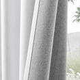 thumbnail image 4 of Cortinas Joydeco de Lino Sintético 132x305 cm Blancas Opacas, 4 of 6