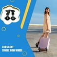thumbnail image 1 of 2 Pièces Roue à Bagages Pièces de Rechange Portables Nylon Portable Remplacement à Faible Bruit DIY Rotary Travel Case Valise Roulettes Accessoires, 1 of 8