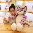 thumbnail image 7 of FENOHREFE 20/27’’ Large Plush Stuffed Kitten for Doll Pillow for Desk Sofa Decor for Doll Adu1t Kids Mood Appease Great Valentine’, 7 of 7