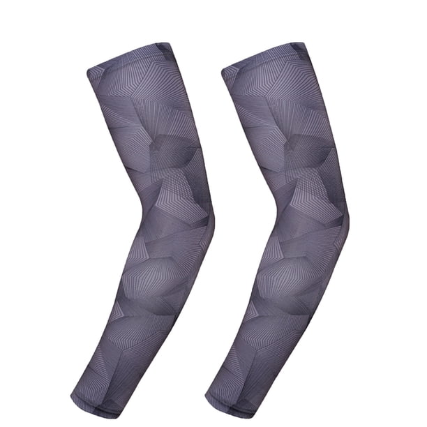 Protector de brazo elástico de poliéster para hombre, protector solar para deportes al aire libre, ciclismo y ciclismo.
