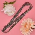 thumbnail image 2 of Rhinestones Banding, Easy Fixing Rhinestone Trim Pretty Design 1cm Width With Glue For DIY Gold,Transparent Gray, 2 of 8