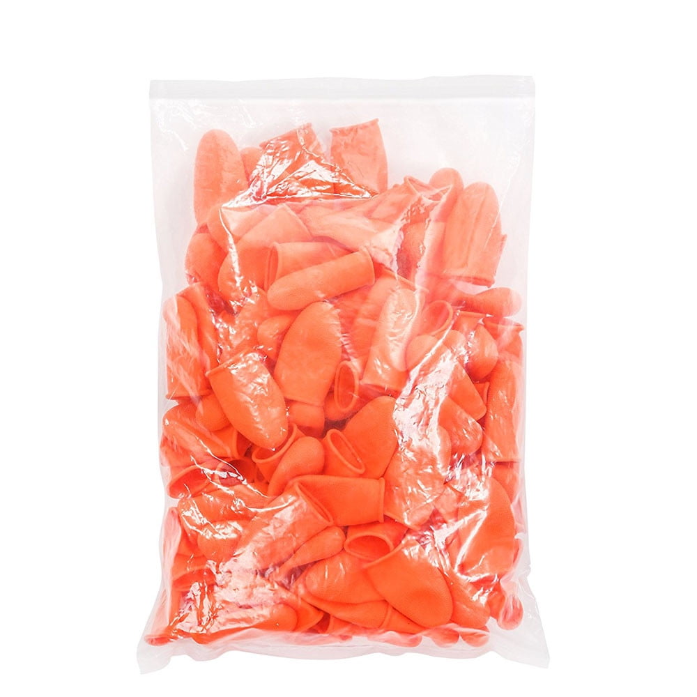 Wiueurtly Finger Condoms Static Gloves Cots Fingertip Finger Rubber 100