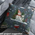 thumbnail image 2 of Manfei Cute Snowman Fabric by the Yard (10 Yards), Kids Happy New Year Gifts Decorative Fabric by the Yard, Merry Christmas DIY Fabric, 2 of 6