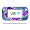 Skin Decal Wrap Compatible With Nintendo Wii U GamePad Controller Violet Butterfly
