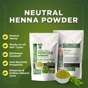 Henna Cosmetics Neutral Henna Powder Hair Conditioner, Cassia Obovata, 200g (7.05 oz)