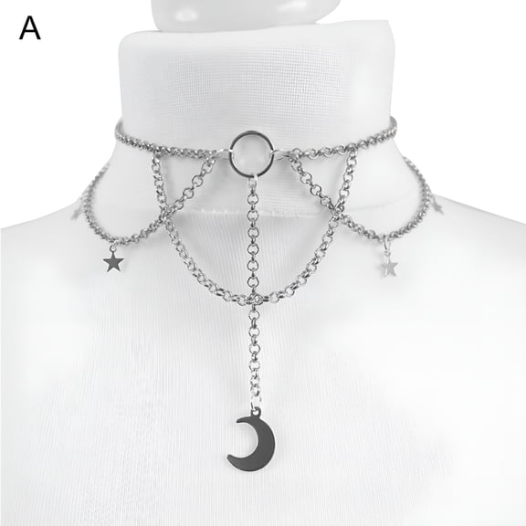 DESIGNICE Good Choker Necklace Creative Cosplay Jewelry Goth