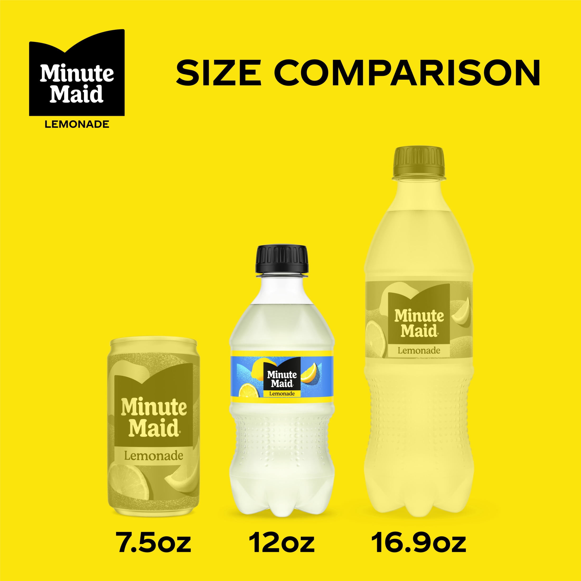 Minute Maid Lemonade Bottles, 12 fl oz, 6 Pack