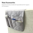 thumbnail image 4 of Arm Chair Caddy Sofa Armrest Organizer with 5 Pockets for Magazine, Tablet, Phone, iPad, 4 of 6
