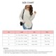 thumbnail image 5 of Mujeres suéter de punto manga larga split hem crewneck dobladillo curvado suelta otoño superior para invierno otoño, 5 of 5