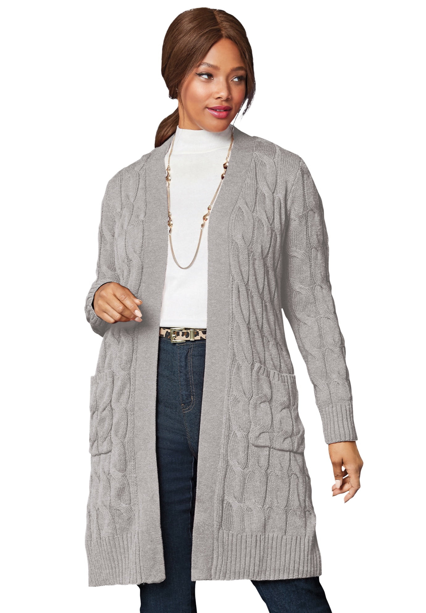 burnt orange duster cardigan
