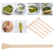 Mymisisa 50pcs Wooden Waxing Wax Spatula Tongue Depressor Bamboo Sticks Tools
