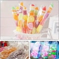 thumbnail image 3 of 200 bolsas transparentes y largas for dulces, bolsas de plástico de celofán for galletas, piruletas y embalaje de regalo de alimentos, ideales for bodas y fiestas de cumpleaños, 3 of 7