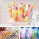 thumbnail image 3 of 200 bolsas transparentes y largas for dulces, bolsas de plástico de celofán for galletas, piruletas y embalaje de regalo de alimentos, ideales for bodas y fiestas de cumpleaños, 3 of 7
