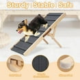thumbnail image 4 of Large Dog Pet Ramp Stairs for Bed Car Truck Couch SUV,Dog Pet Ramp for Small Large Dogs Pets to Get on High Bed Truck Couch Sofa, 4 of 10