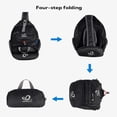thumbnail image 3 of WATERFLY Unisex Small Packable Hiking Travel Sling Bag Cross-Body Shoulder Chest Bag,Black, 3 of 10