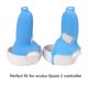 thumbnail image 4 of Cubierta de mango VR Silicona Cubierta de vidrio VR Medio controlador Accesorio Reemplazo para Oculus Quest 2, Azul Inevent EL000663-03, 4 of 7