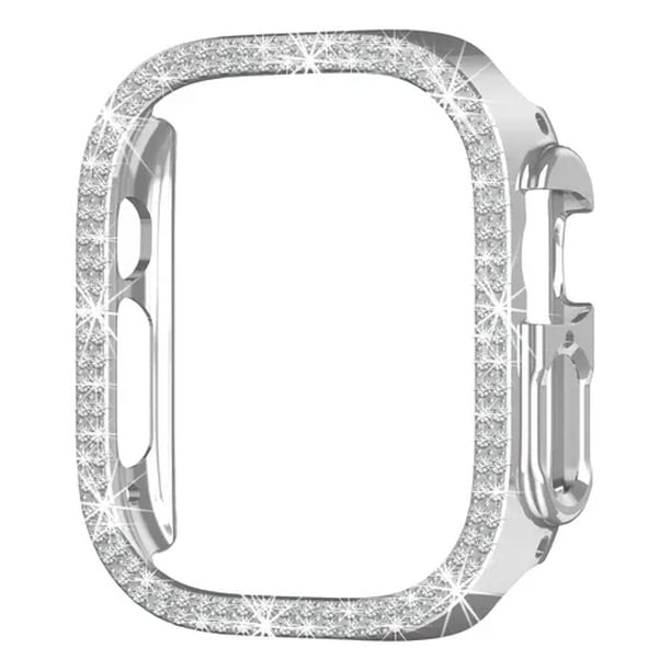 Protector para Pantalla Estilo Diamantes para Apple Watch Ultra/10/9/8/7/6/5/4/3/2/1/SE, Resistente a Rayones