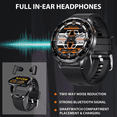 thumbnail image 2 of JELLOO Smart Watches for Men Women, with Earbuds Bluetooth Call 1.39" HD Screen Outdoor Sport Smartwatch, 100+ Sport Modes Activity Tracker, for iOS Android, 2 of 8