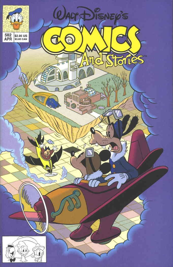 Cover of Walt Disney's Comics and Stories #582