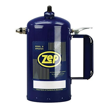 Zep Model B Heavy-Duty Steel Solvent Sprayer - 32 oz (Each) 829801 - Industrial Strength, Refillable, Pressurized, Spring-Loaded Trigger