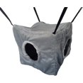 thumbnail image 1 of FrostHike Furet Cube Hamac Cage Suspendue Lit Superposé Chaud (Gris), 1 of 4