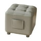 thumbnail image 2 of Reposapiés pequeño, otomano, taburete estable para cambiar zapatos, reposapiés, reposapiés para sala de estar, sala de juegos, dormitorio, interior Gris, 2 of 8
