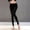 blakc Zipper crotch, variant on Women's Yoga Leggings Sport Athletic Ice Silk Tight Fit
