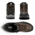 thumbnail image 4 of NORTIV 8 Men's Waterproof Hiking Boots Outdoor Mid Trekking Lightweight Mountaineering Shoes, 4 of 7