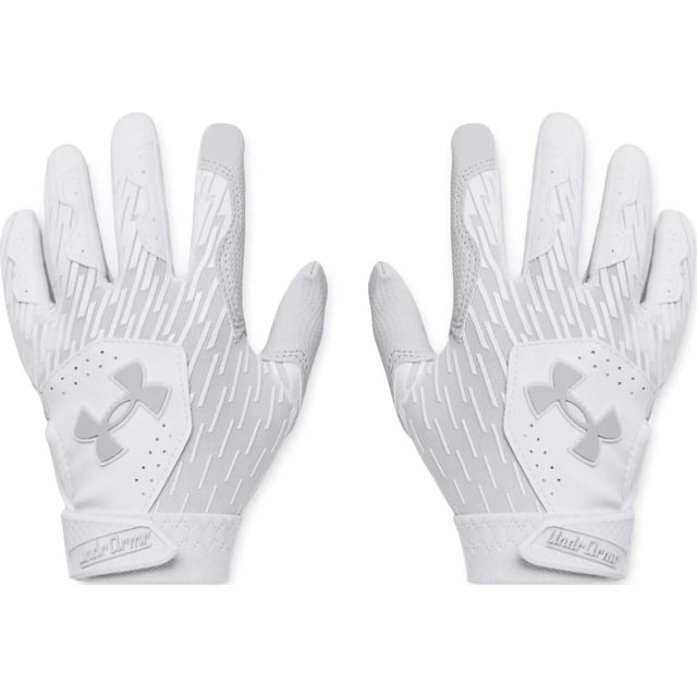 Guantes de Béisbol T para Niños Under Armour Clean Up Blanco Gris