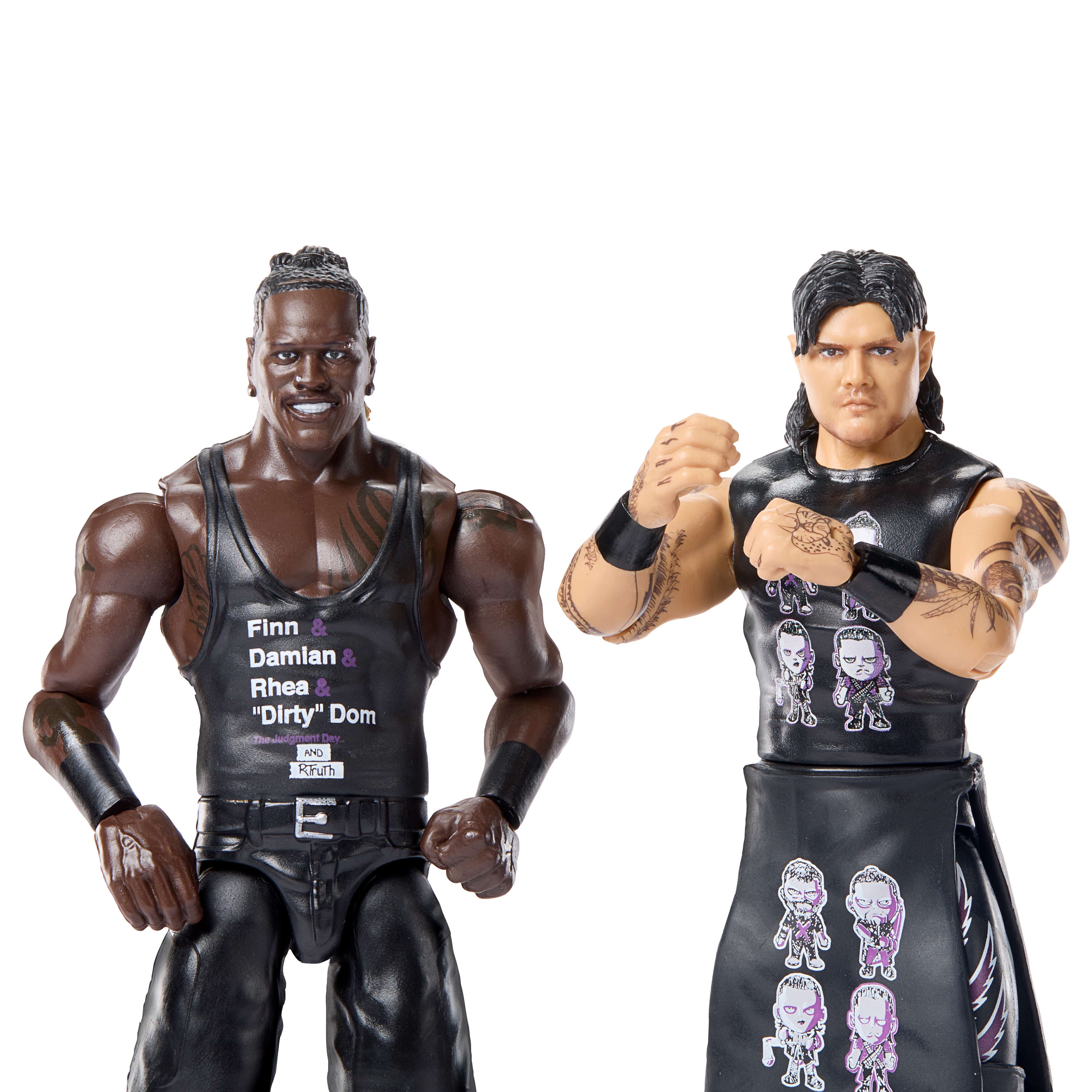 WWE-Figurines articulées R-Truth vs 'Dirty' Dominik Mysterio